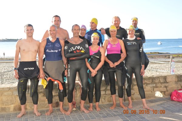 7,1 km en mer