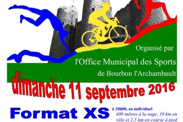 Triathlon de Bourbon l’Archambault