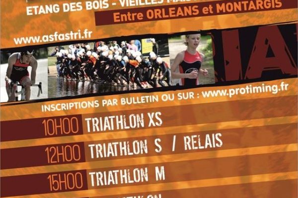 Triathlon de l’Etang des Bois à Vielles Maisons sur Jourdy