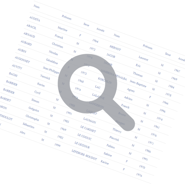 LISTE DES INSCRITS INDIVIDUELS